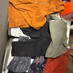 Lululemon Athletica Sweatshirts & Hoodies - Orange, Black, Green, Red